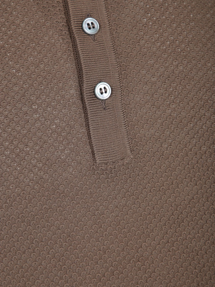 Tagliatore Classic Brown Polo T-Shirt