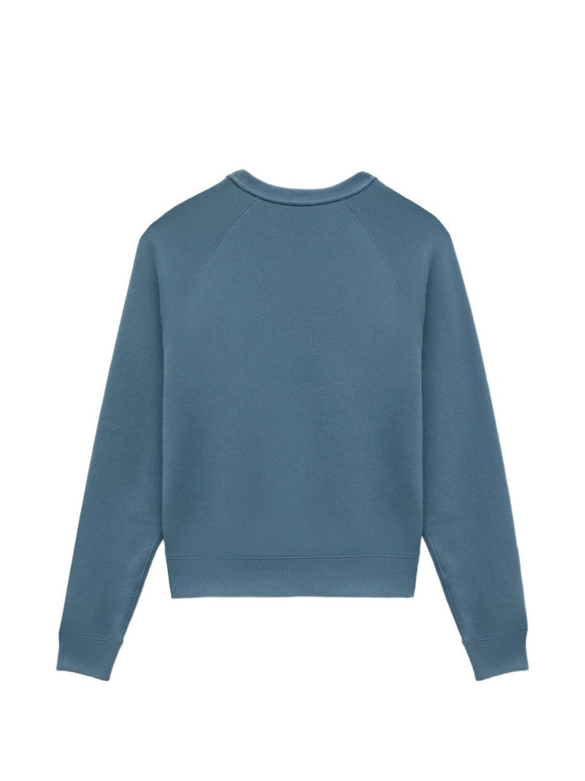 Kenzo Black Cropped Cotton Bold Embroidered Sweater