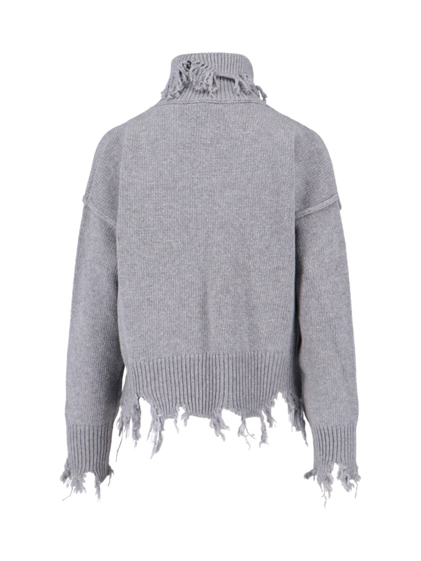 Seafarer "Stella" Virgin Wool Sweater – Grey