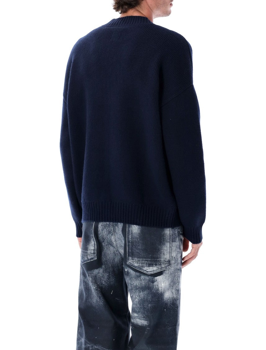 Emporio Armani Soft Structured V-Neck Sweater