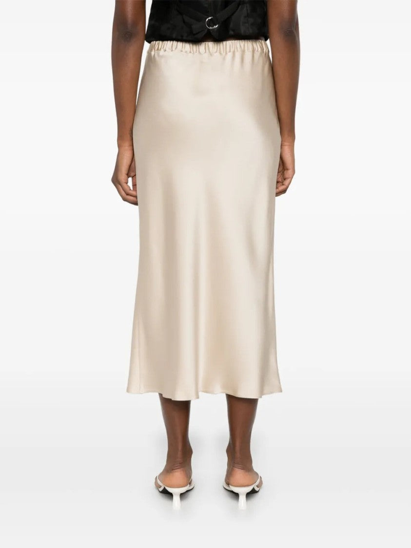 Antonelli Light Beige Orinoco Midi Skirt