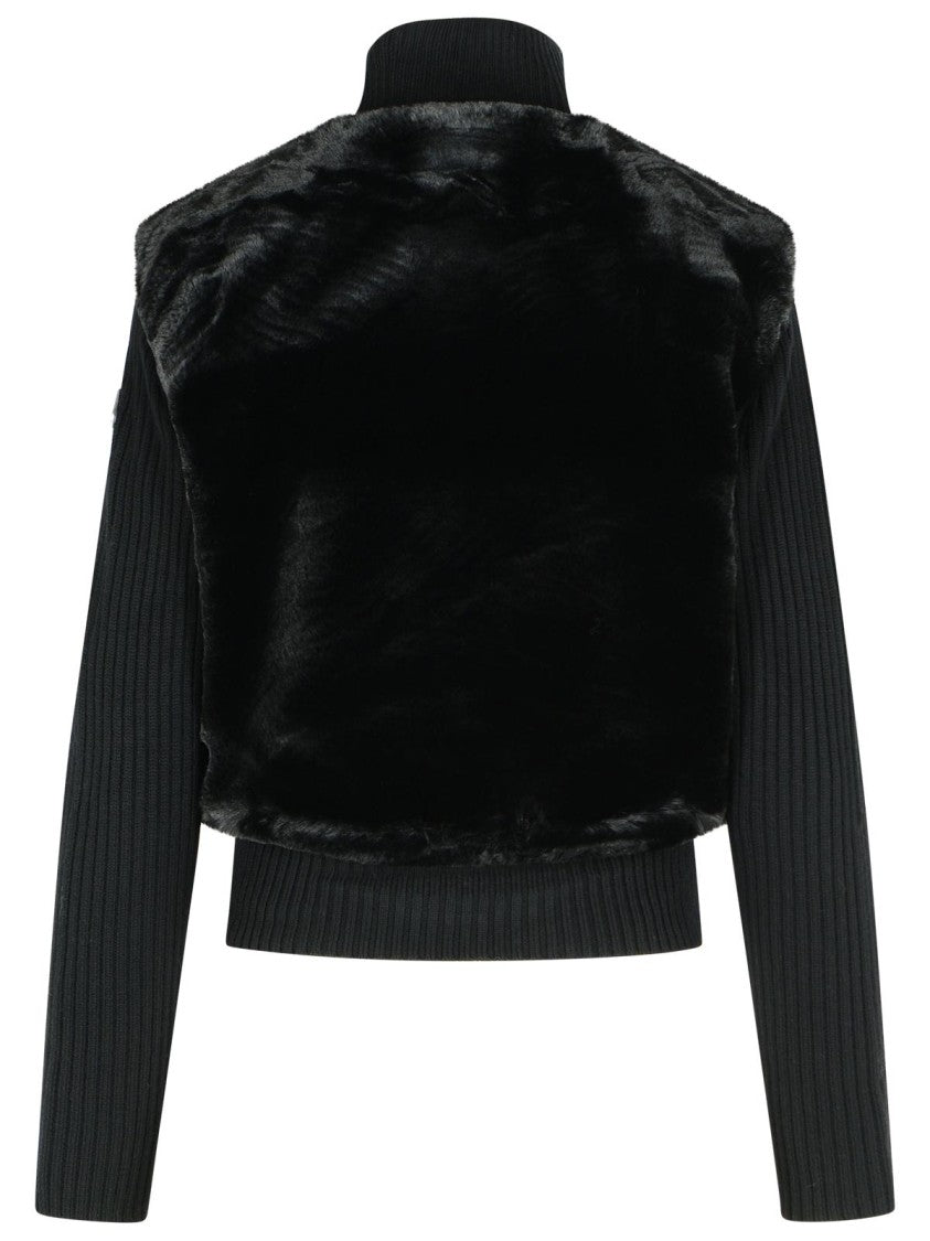 Moose Knuckles 'Dua Bunny' Black Polyester Sweatshirt