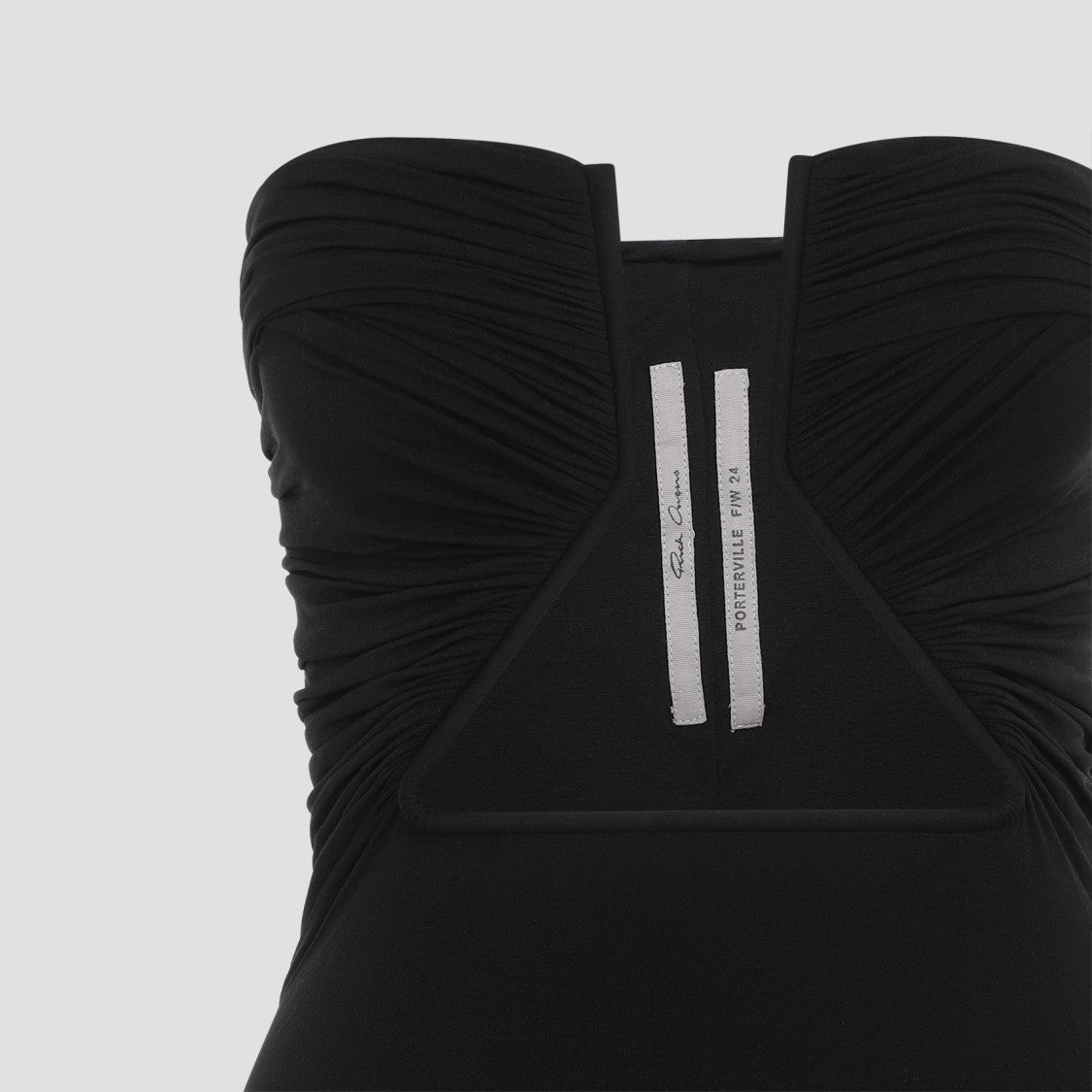 Rick Owens Black Mini Dress