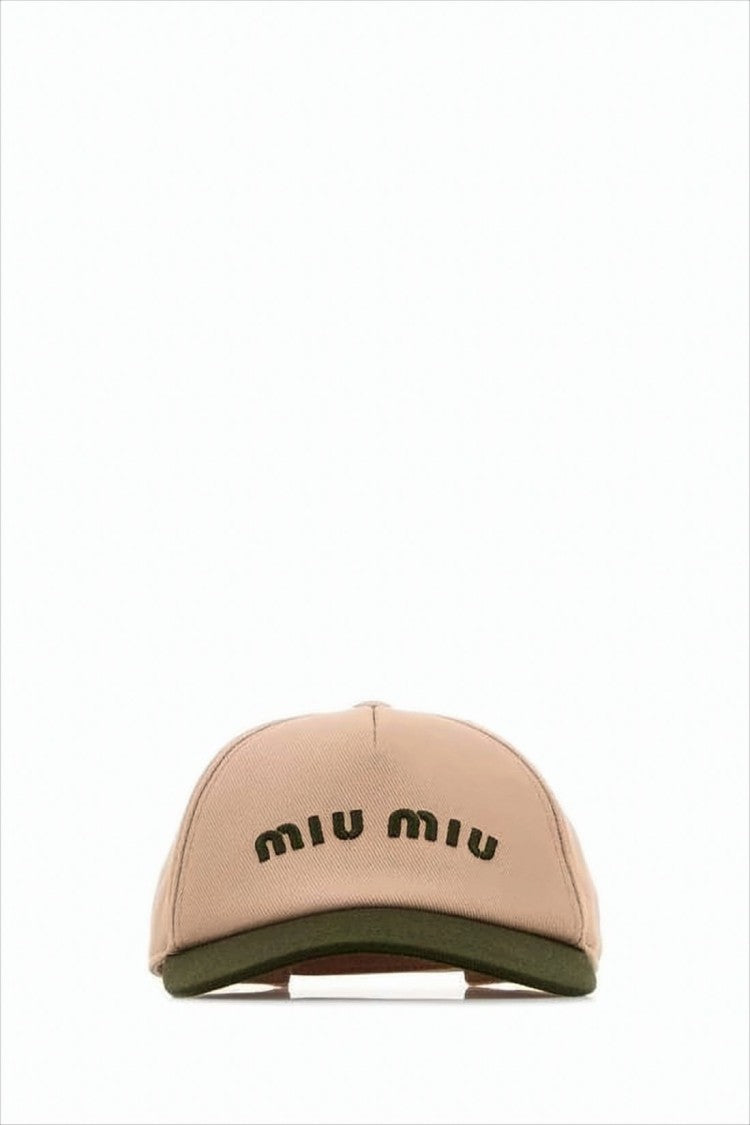 Miu Miu Structured Cotton Cap