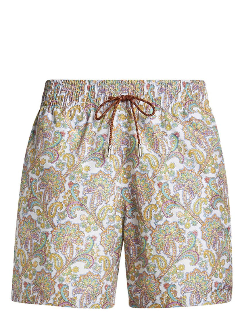 Etro White Swim Shorts