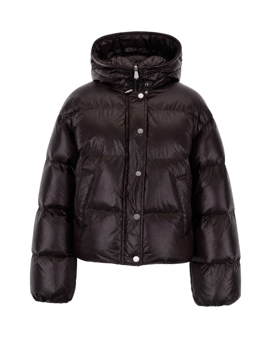 Pinko Quilted Snug Hood Nylon Down Jacket