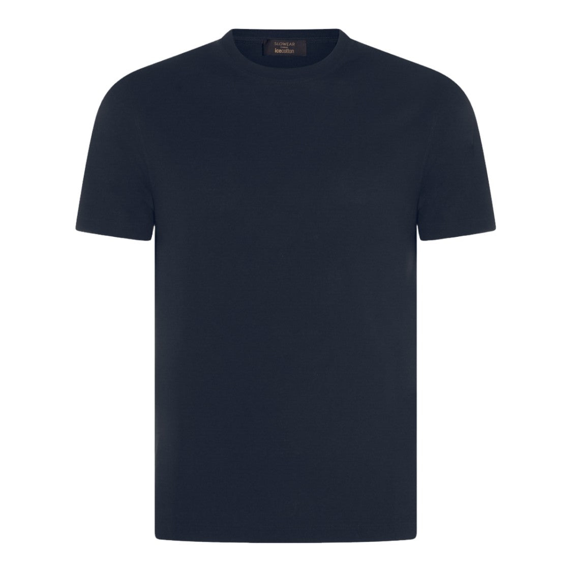 Zanone Classic Short-Sleeve Crew Neck T-Shirt In Dark Navy