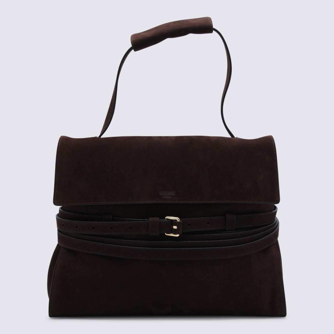 Moschino Structured Brown Bag