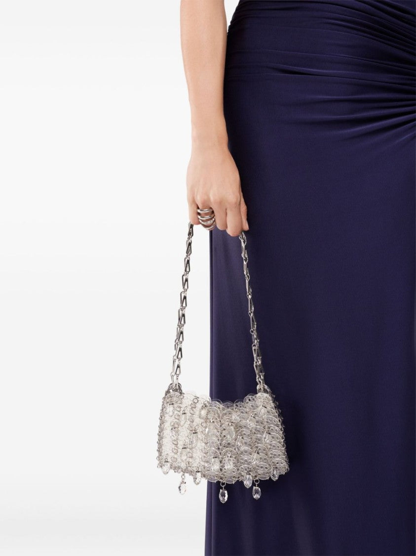 Rabanne Nano 1969 Handbag With Transparent Resin Discs