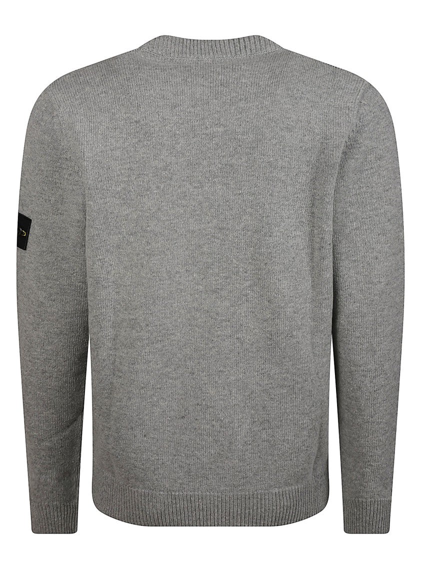 Stone Island Rws Classic Virgin Wool Crewneck Sweater