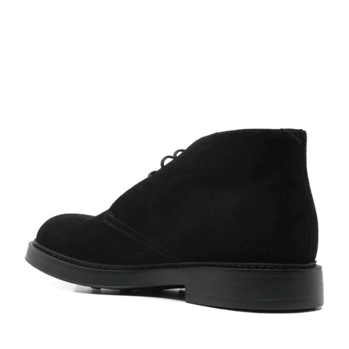Doucal's Black Chukka Premium Calf Suede Boots