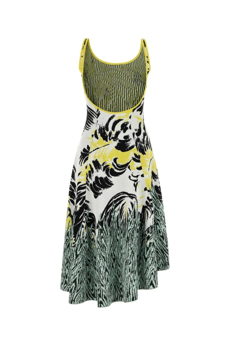 Bottega Veneta Embroidered Jacquard Dress