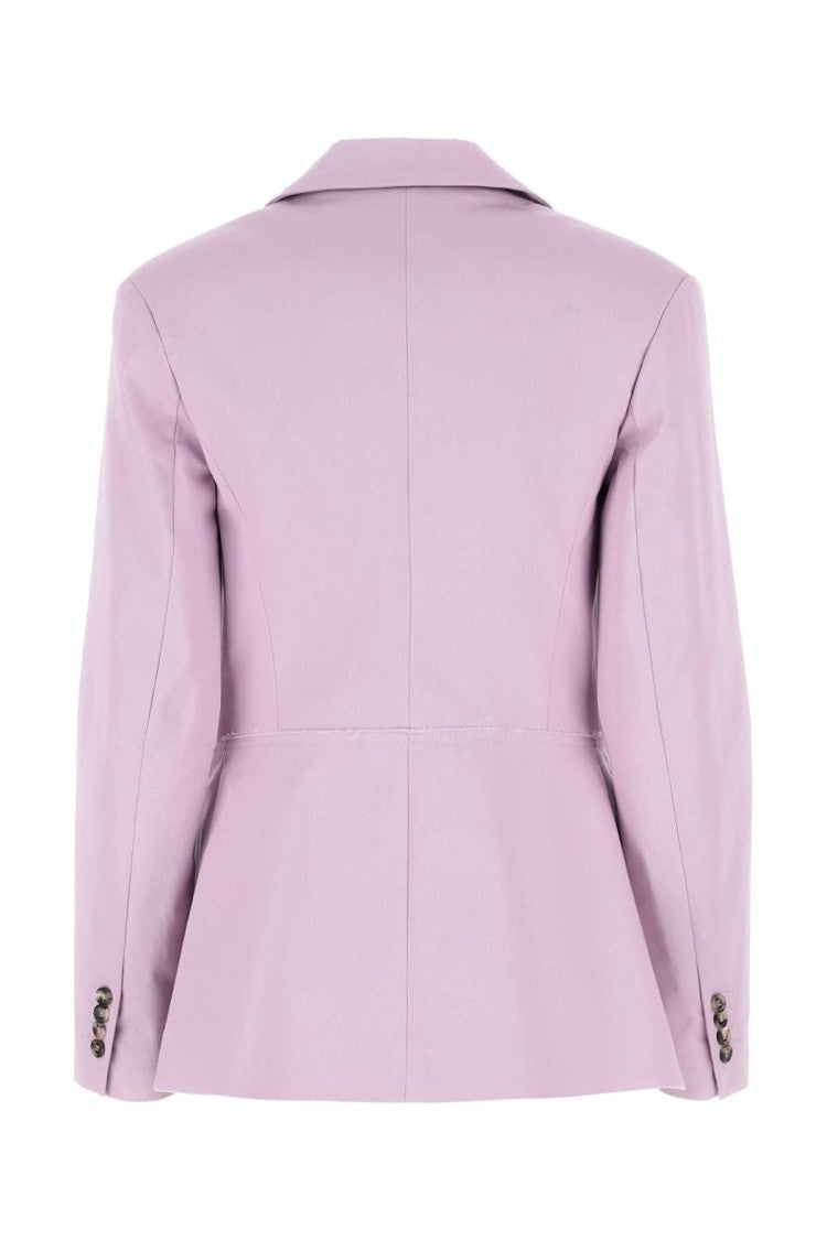 J. W. Anderson Lilac Stretch Cotton Blazer