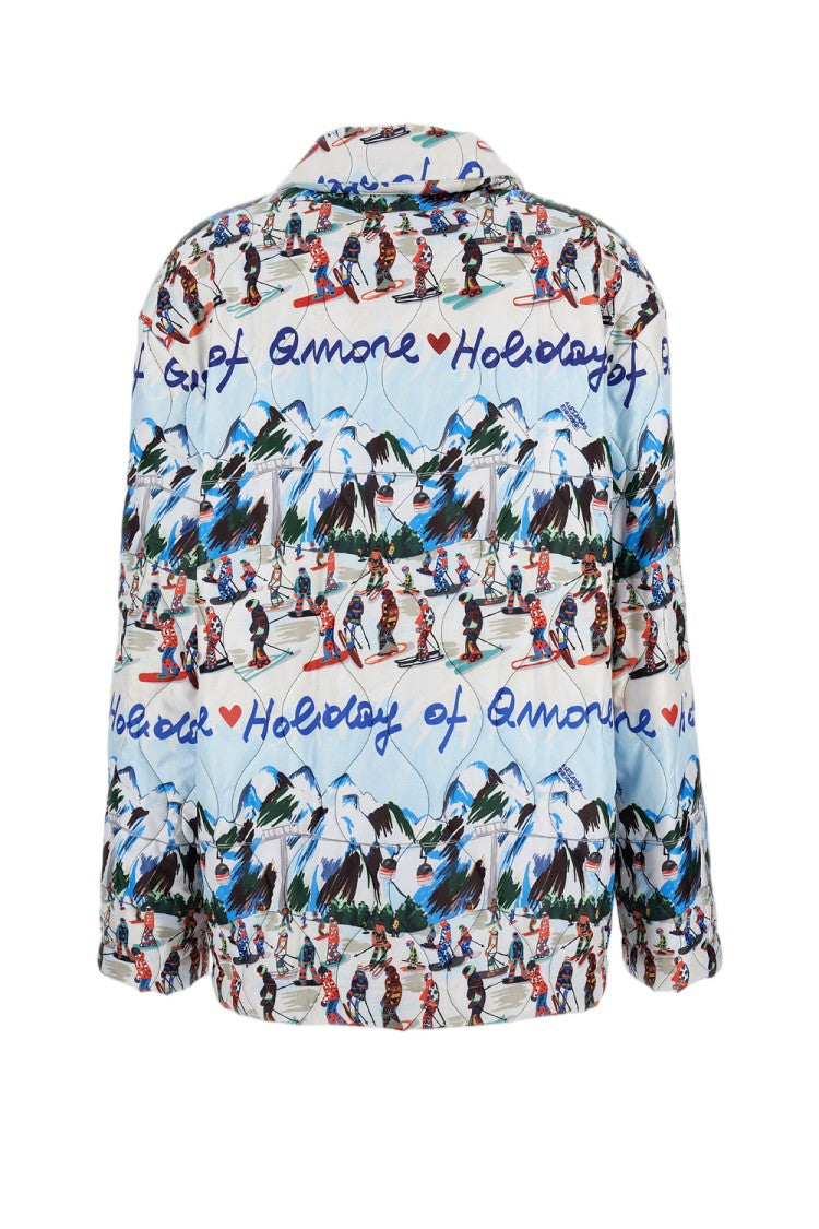 Alessandro Enriquez Multicolor Quilted Technical Fabric Jacket