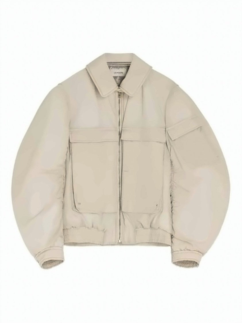 Lemaire Cropped Boxy Bomber Jacket