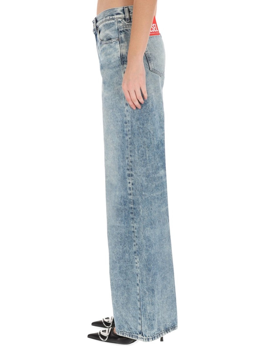 Diesel 1978 D-Akemi Flare Wide-Leg Jeans