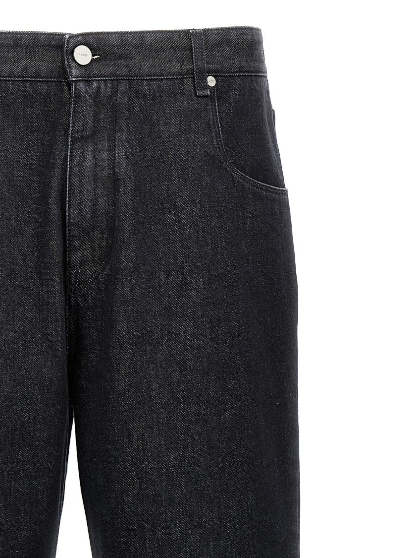 Fendi Straight-Leg Denim Jeans