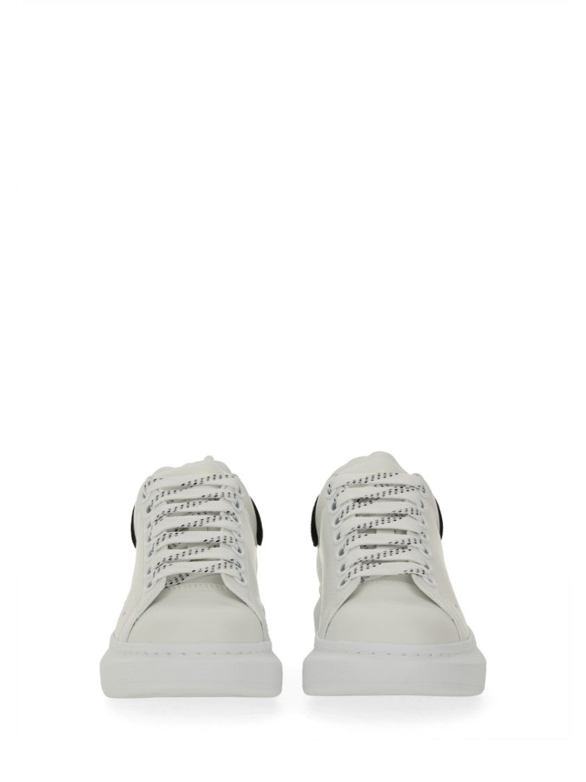 Alexander Mcqueen Calfskin Oversized Sneakers With Suede Accents