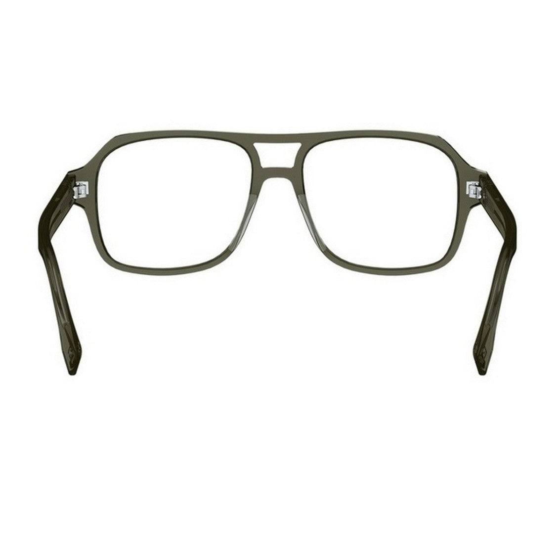 Fendi Green Fe50131i Ff Squared Acetate Aviator Sunglasses