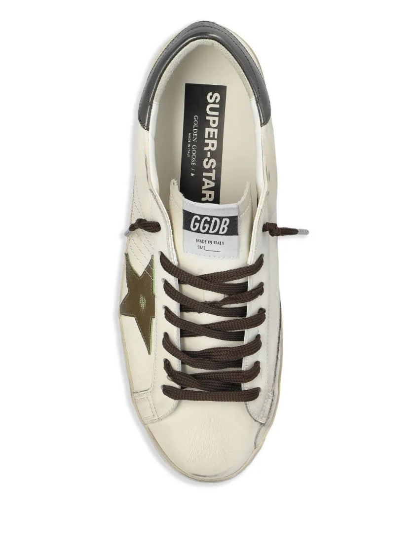 Golden Goose Low-Top Sneakers With Distressed Finish And Star Detail