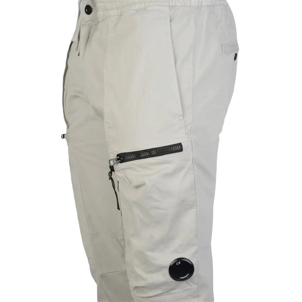C.P. Company Relaxed Fit Straight Pants With Multiple Pockets And Zipper Details
