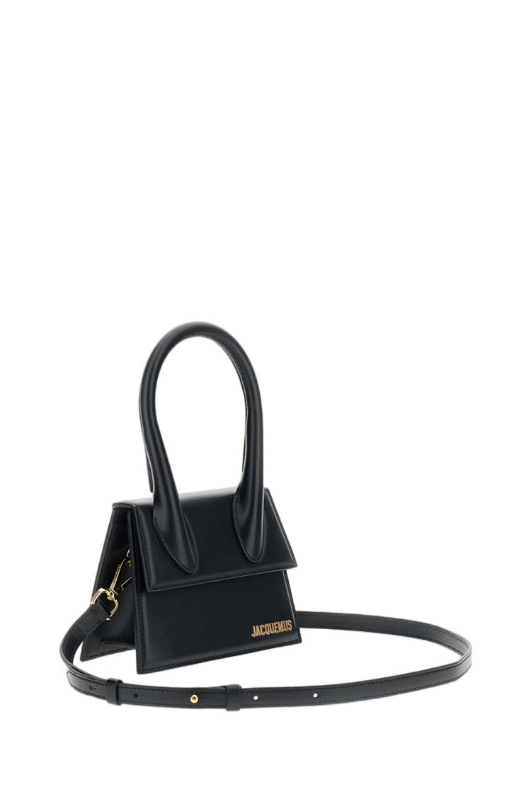 Jacquemus Black Le Chiquito Moyen Leather Shoulder Bag