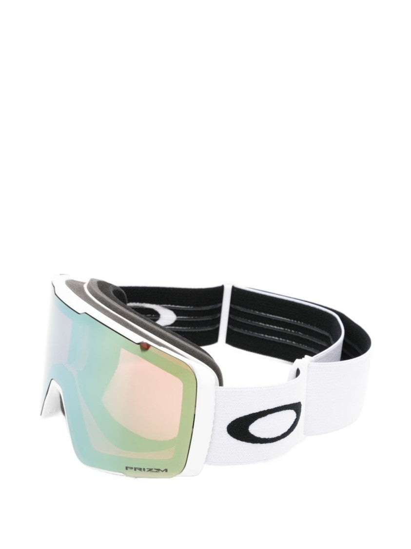 Oakley Wide Single-Lens Sunglasses With Iridescent Finish