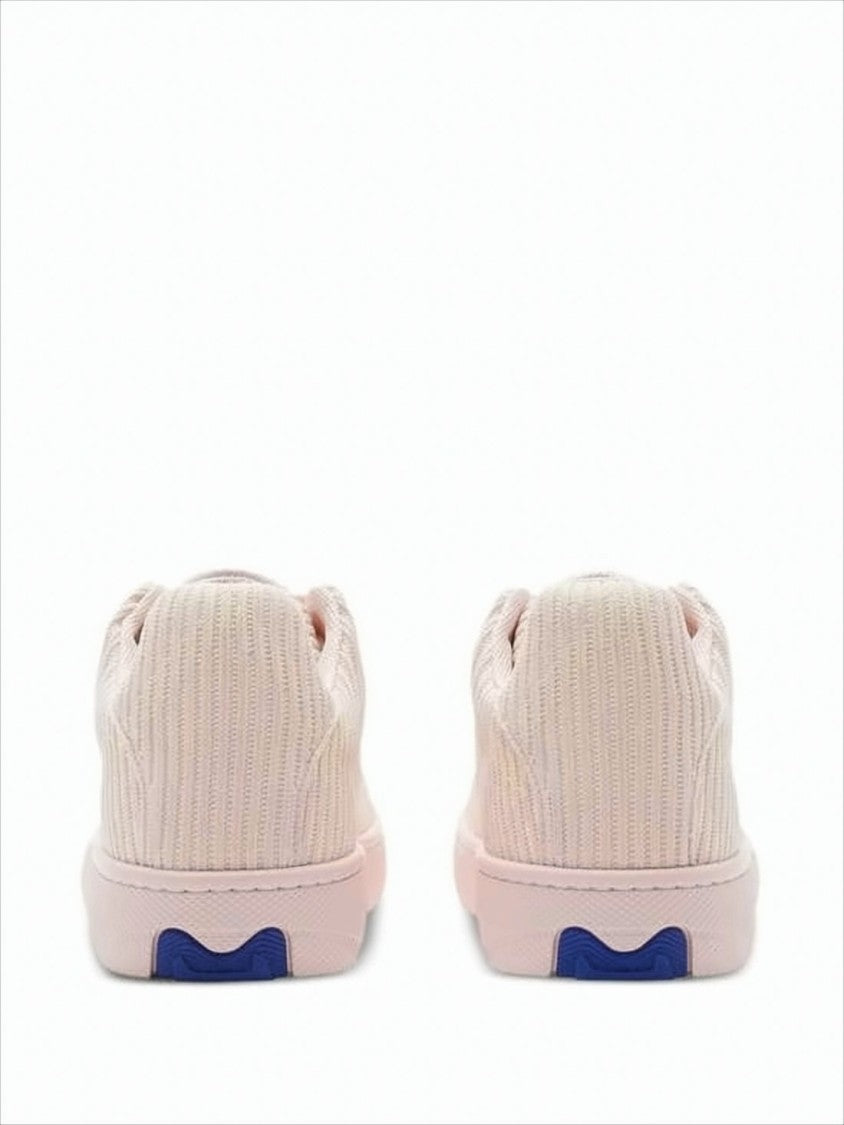 Burberry Ribbed Texture Low-Top Sneakers