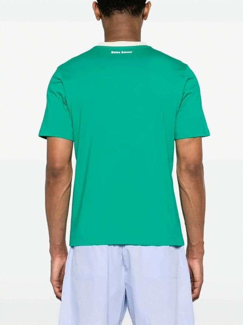 Wales Bonner Short-Sleeve T-Shirt With Graphic Leopard And Statement Script