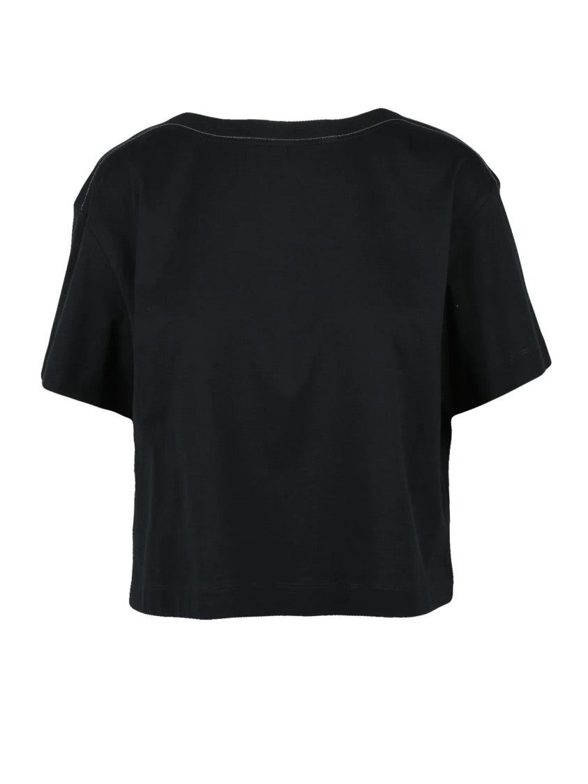 Brunello Cucinelli Cotton T-Shirt - Black