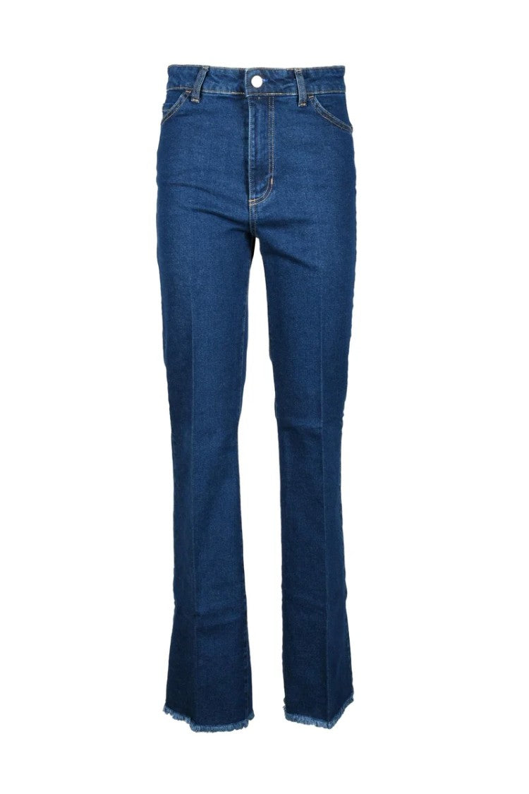 ..,Merci Rose Blue Rose Slim Fit Jeans