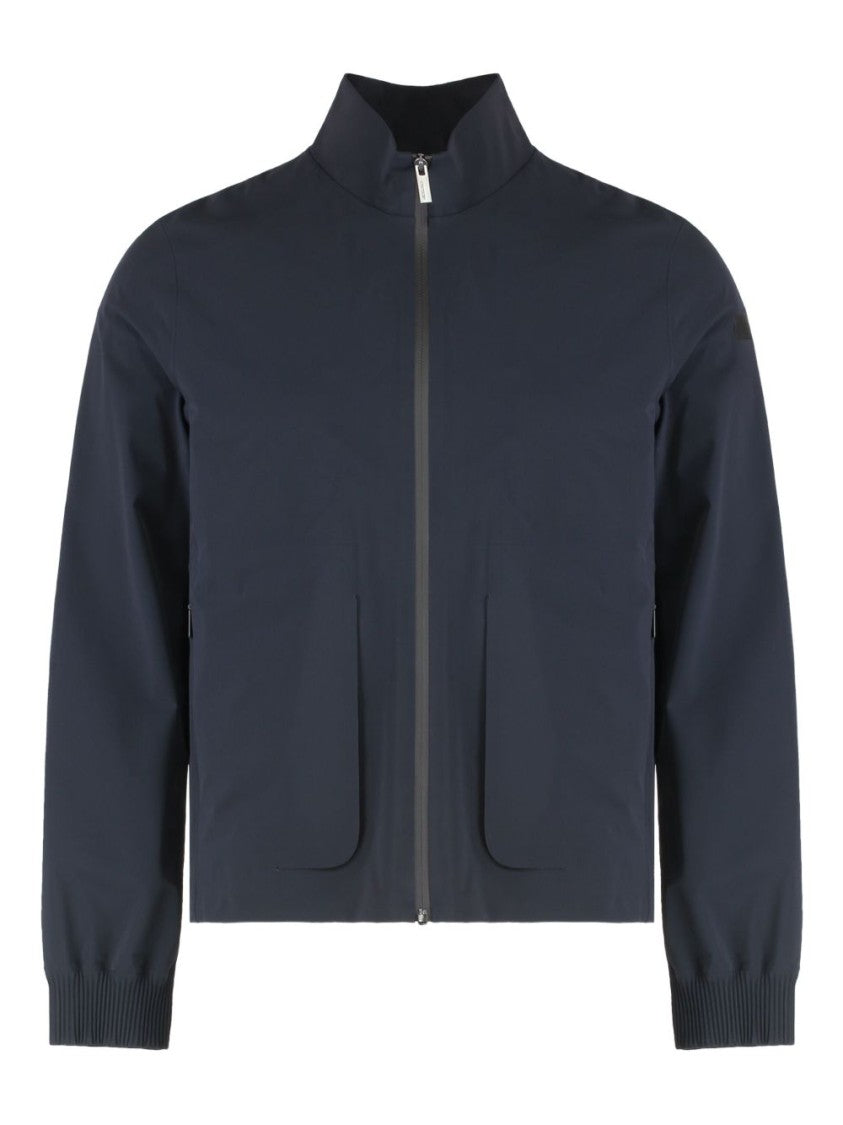 Rrd High Collar Men's Jacket With Full Zipper