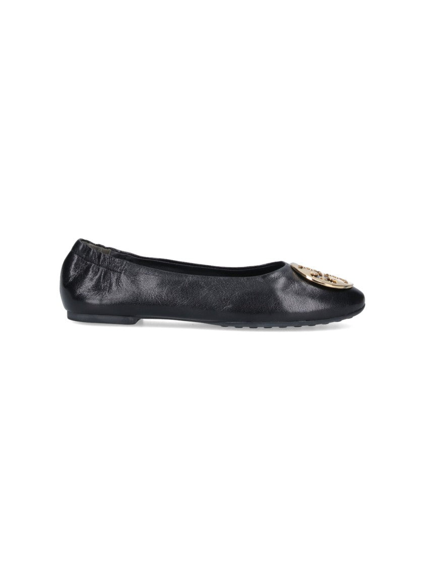 Tory Burch Claire Ballerinas – Black