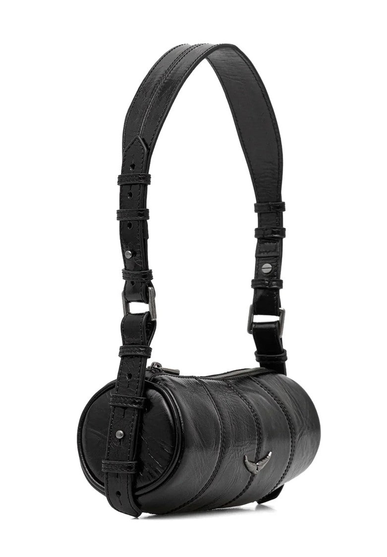 Zadig & Voltaire Black Le Roudoudou Vintage Patent Handbag