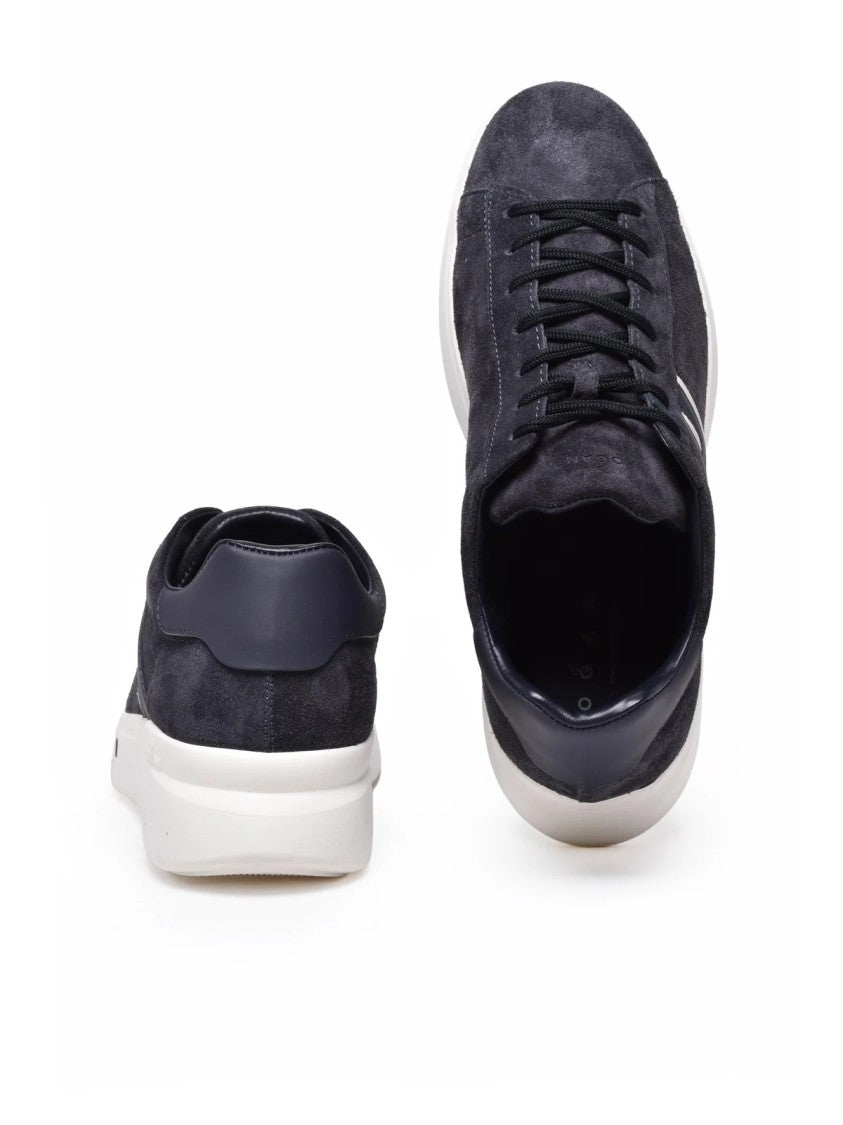 Hogan Blue Suede Classic Sneakers