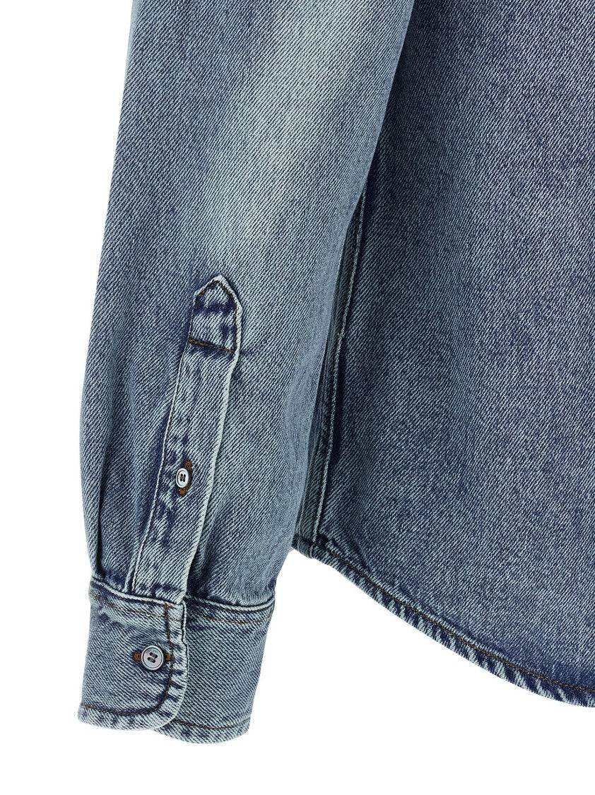 Ami Cotton Denim Shirt