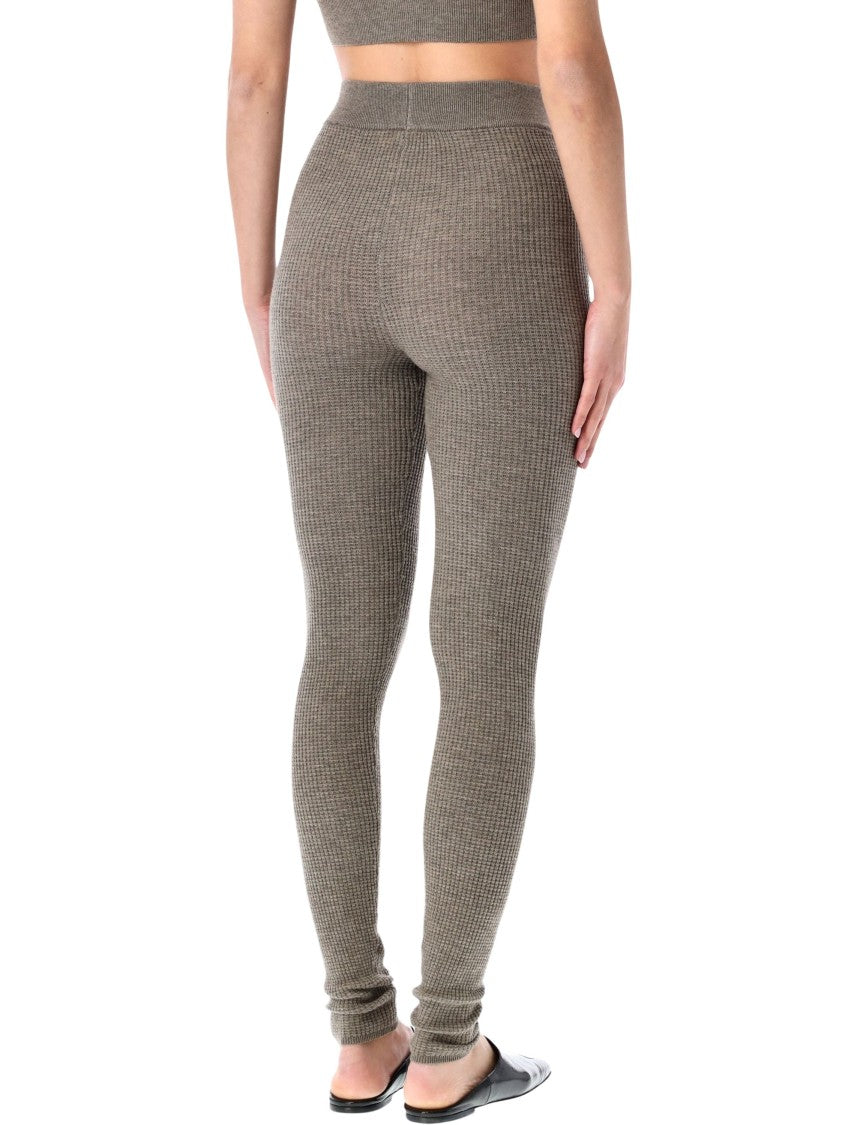 Fear Of God Waffle Knit Ankle-Length Leggings With Rib-Knit Waistband