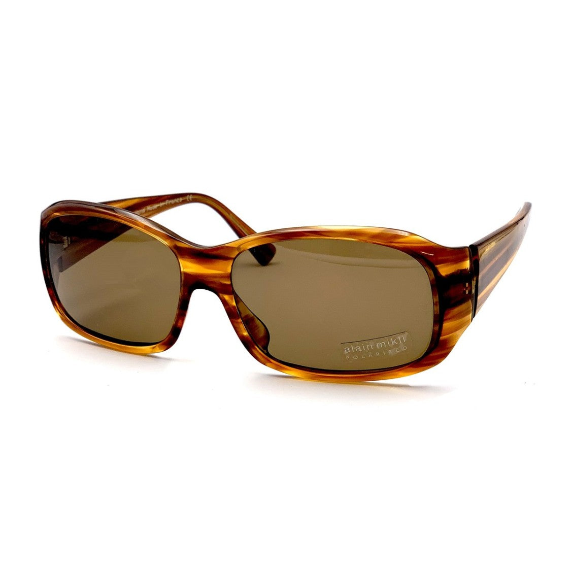 Alain Mikli Havana Pact A0465 Acetate Rectangular Sunglasses