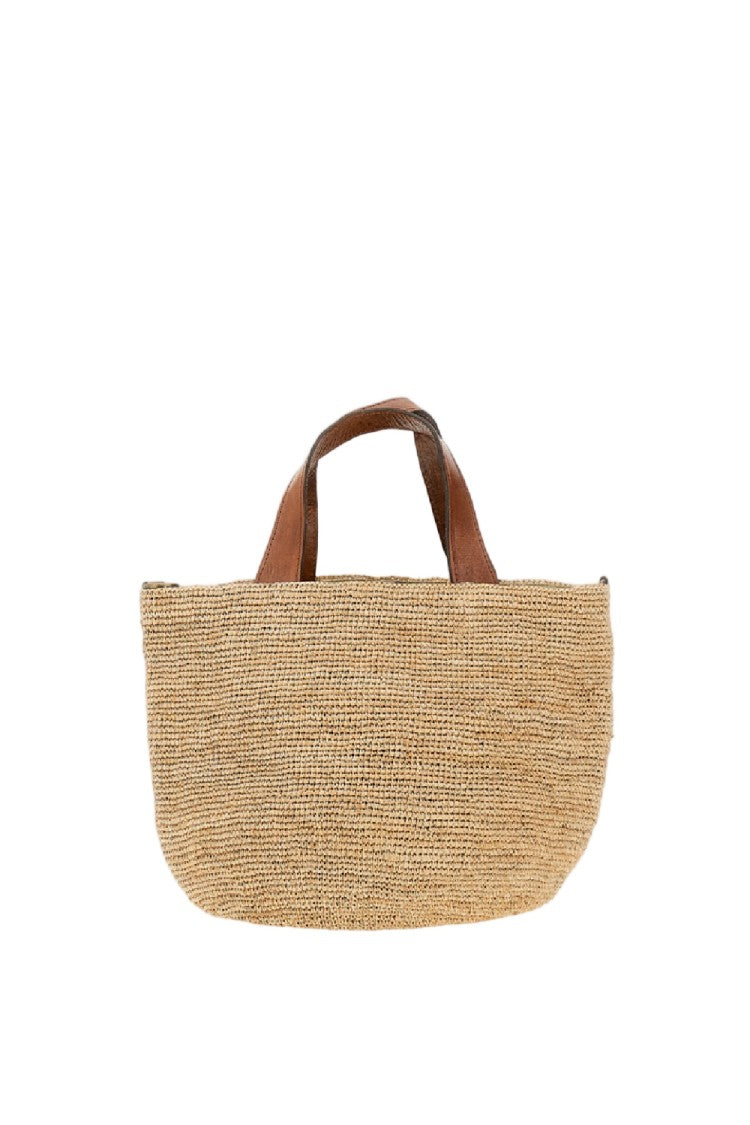 Ibeliv Beige Mirozy Raffia Bag