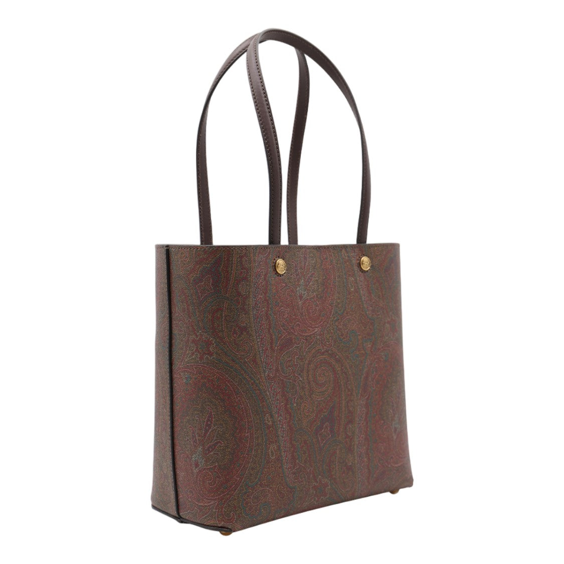 Etro Structured Tote Bag With Classic Paisley Pattern And Textured Finish