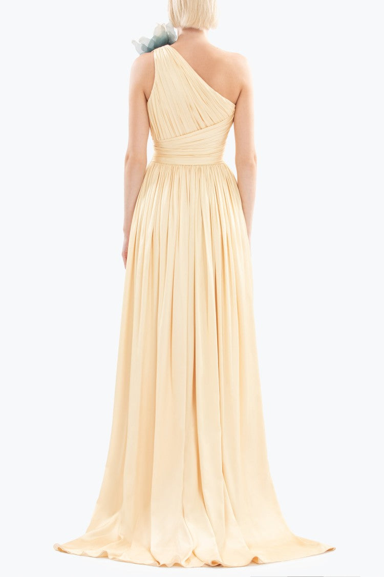 Saiid Kobeisy Long Coco Pleated Dress