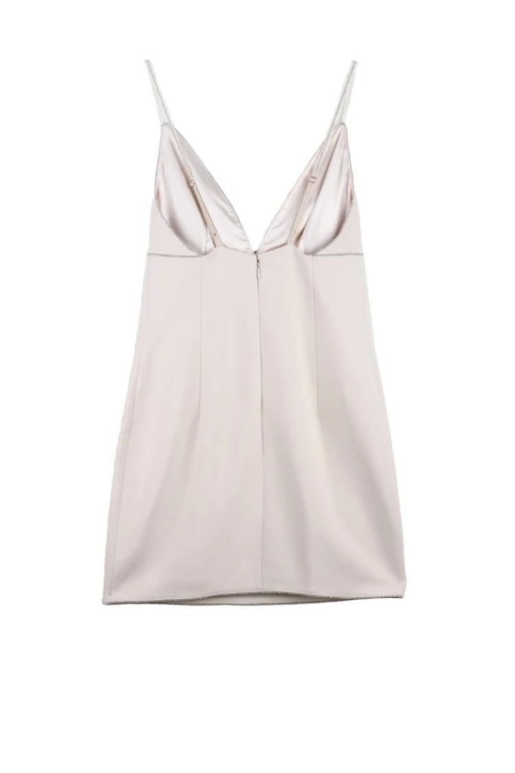 Elisabetta Franchi Sequin Sheath Dress - Beige