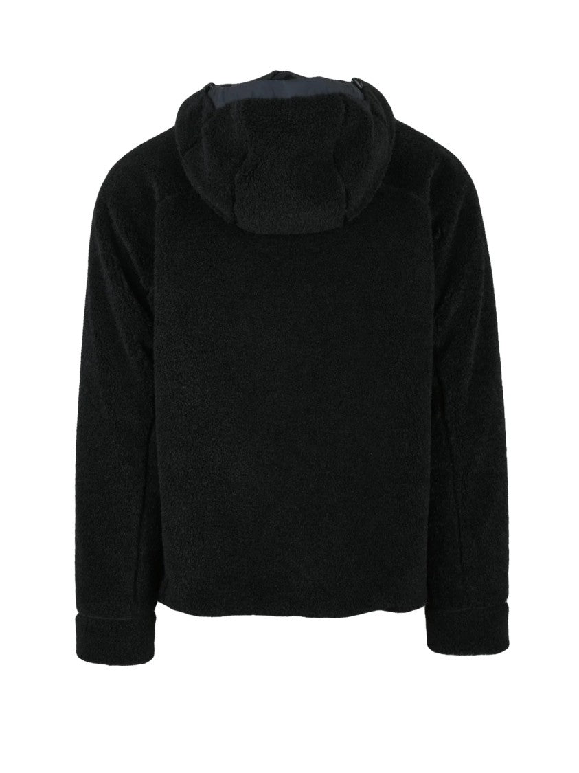 Paul & Shark Black Polyester Teddy Jacket