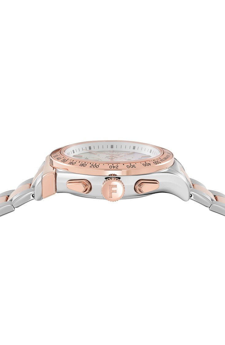 Ferragamo 1927 Chrono Bracelet Watch With Two-Tone Bracelet