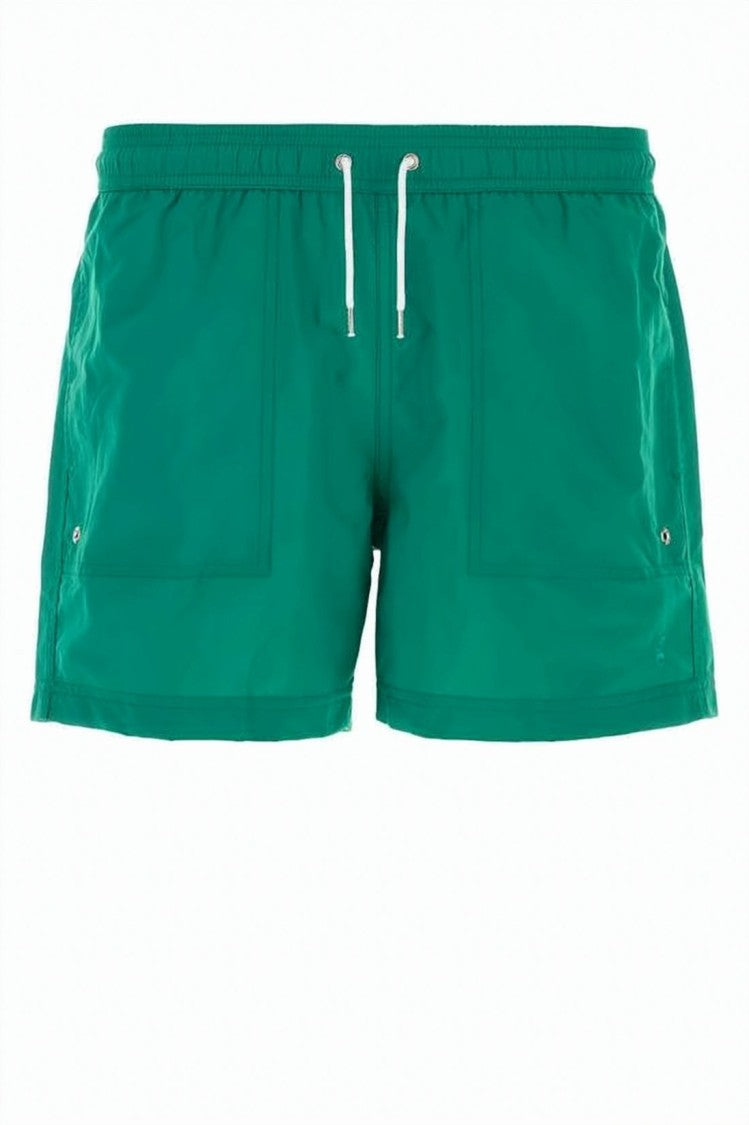 Gimaguas Vibrant Green Polyamide Shorts