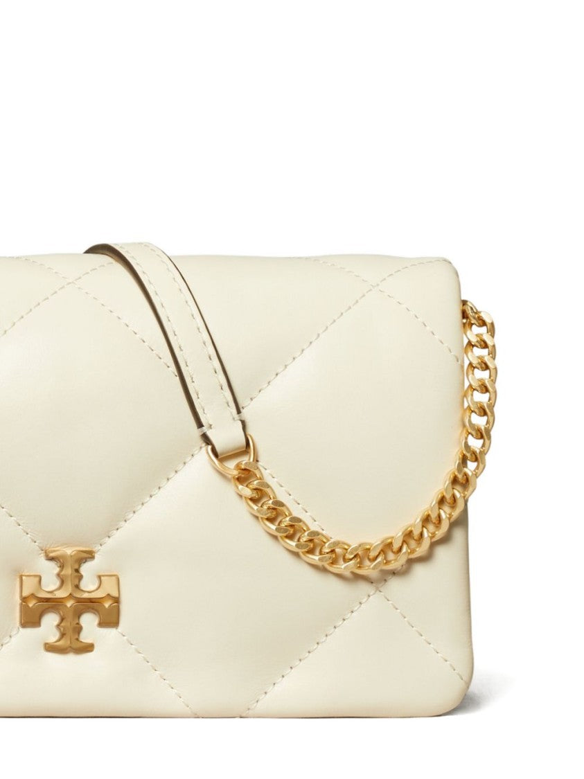 Tory Burch Quilted White Cow Leather Wallet