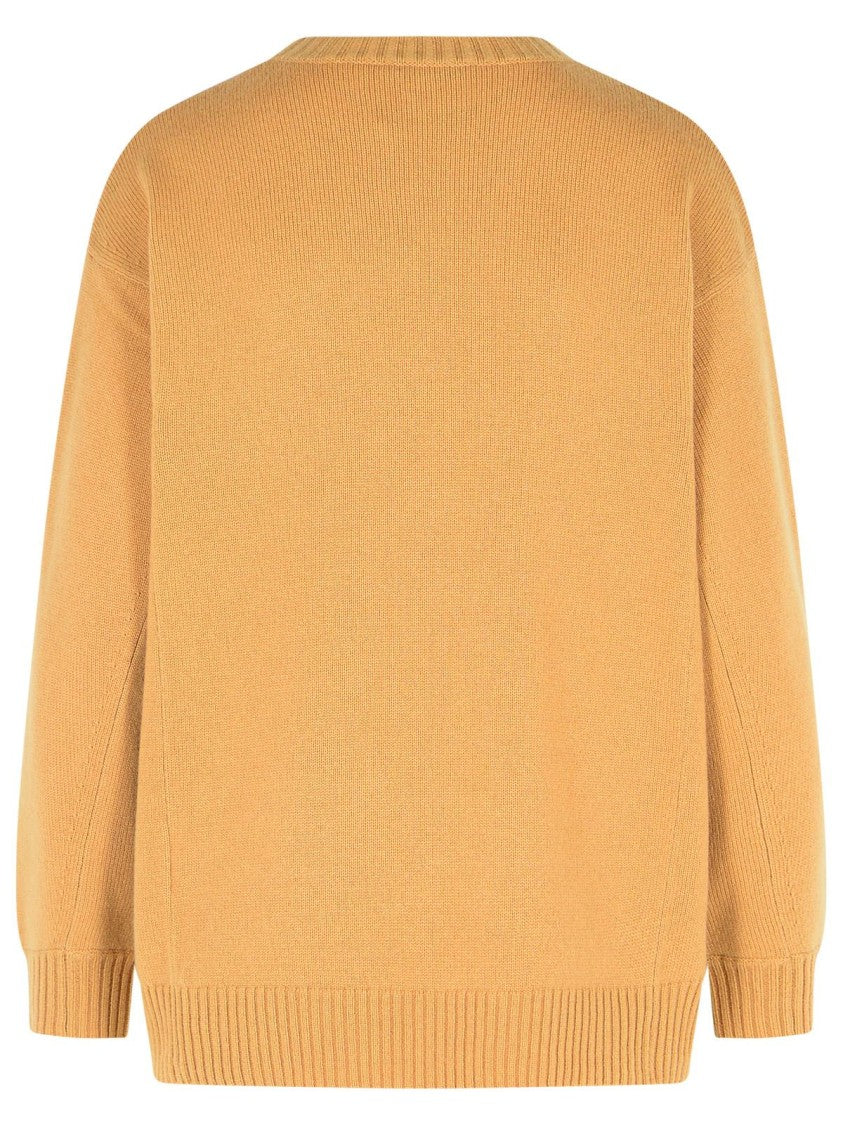 Max Mara Camel Wool And Cashmere Sweater