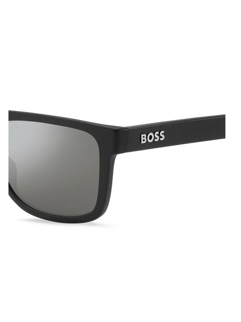 Hugo Boss Bold Square Frame Sunglasses With Subtle Logo Accents