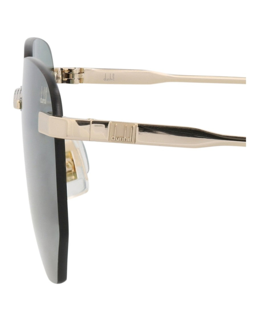 Dunhill Round-Frame Metal Sunglasses