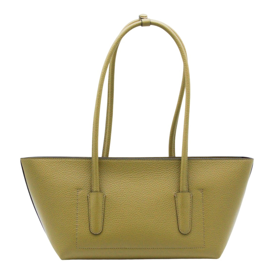 Coccinelle Trapezoidal Handbag With Gold-Tone Clasp